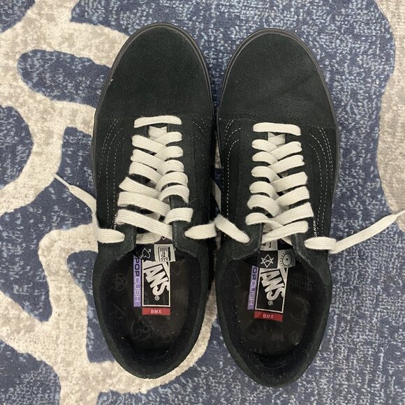 Vans Cult Never Fade Wafflecup BMX PopCush Size 10.5 Black - Picture 3 of 11